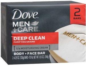 Dove Men+Care Body and Face Bars: 2 Pack