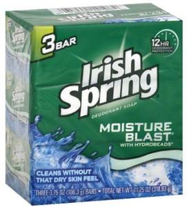 Irish Spring Deodorant Soap - Moisture Blast