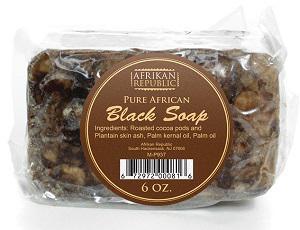 Pure African Black Soap - 6 oz.