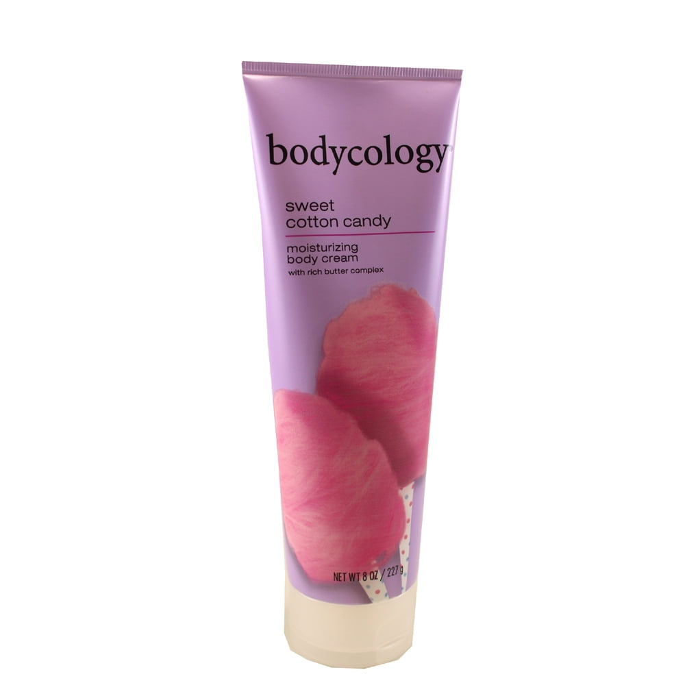 Bodycology Moisturizing Body Cream, Sweet Cotton Candy - 8 oz