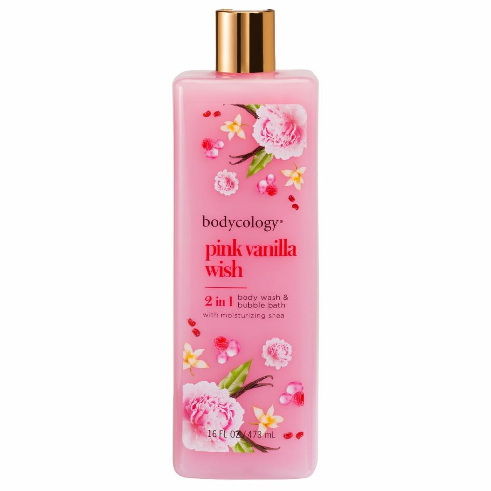 Bodycology Pink Vanilla Wish Body Wash & Bubble Bath - 16 oz