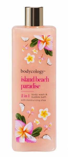Bodycology Island Beach Paradise Body Wash & Bubble Bath - 16 oz