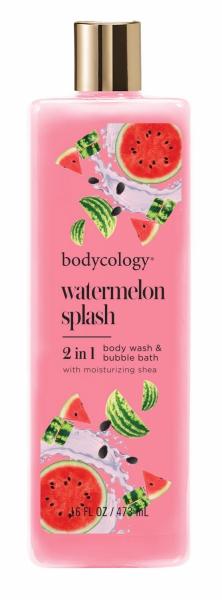 Bodycology Body Wash & Bubble Bath - Watermelon Splash - 16 oz
