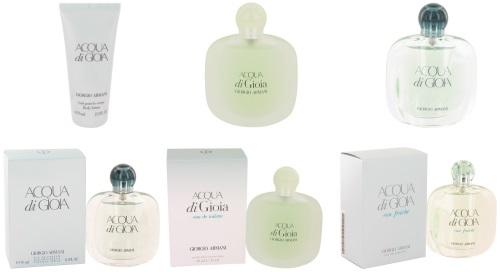 Giorgio Armani Acqua di Gioia Perfume Collection