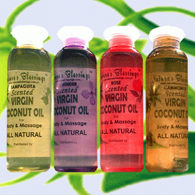 4 Bottles Coconut Oil