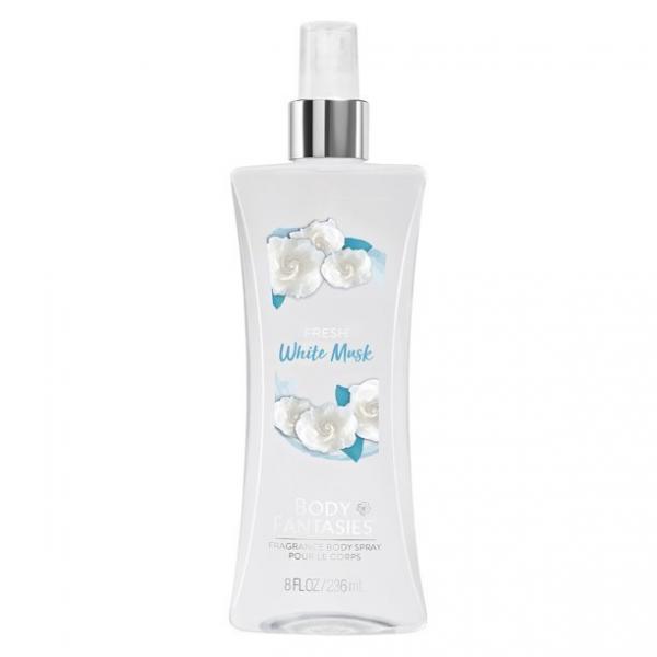 Body Fantasies Signature Fragrance Body Spray, Fresh White Musk, 8 fl oz