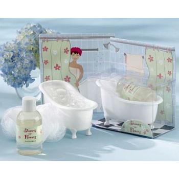 Image For: Bath Gel-Tub Dish Gift Set
