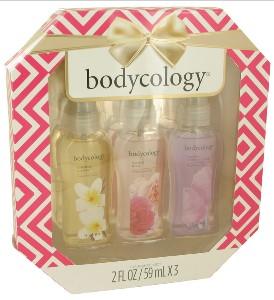 Bodycology Fragrance Mist Gift Set with Creamy Vanilla, Sweet Love & Sweet Cotton Candy