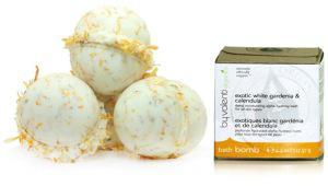By Valenti Exotic White Gardenia & Calendula Bath-Bomb
