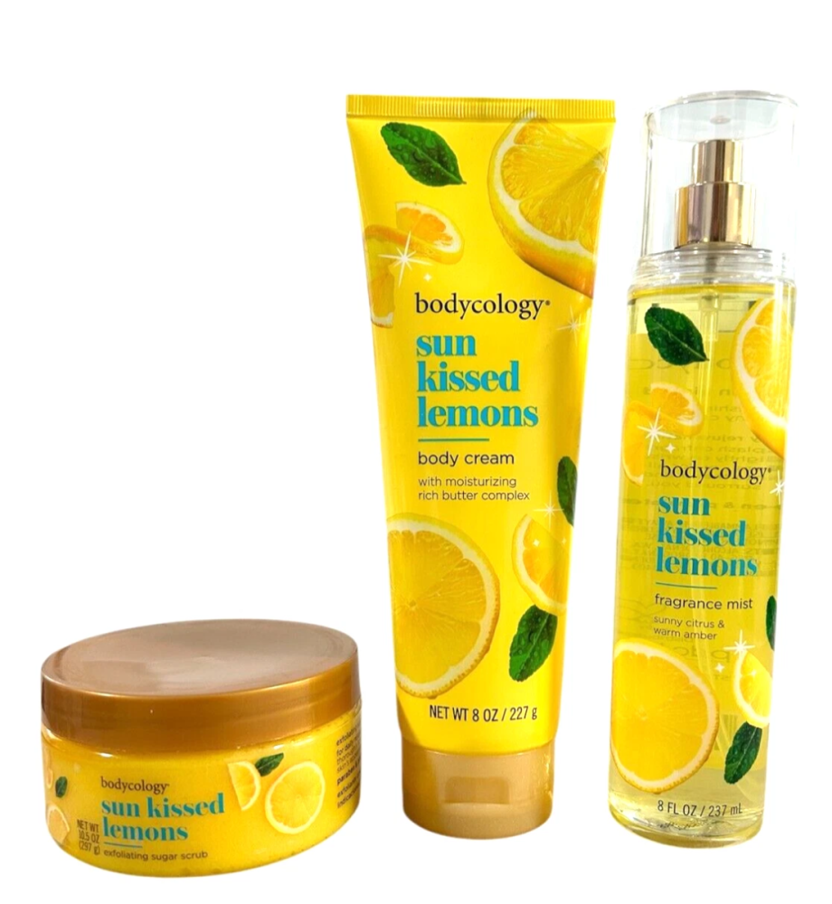 Bodycology Sun Kissed Lemons: Exfoliating Sugar Scrub - 10.5 oz