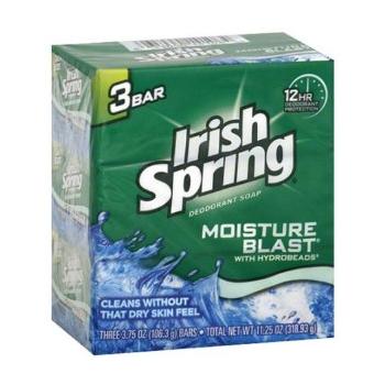 Image For: Irish Spring Deodorant Soap - Moisture Blast