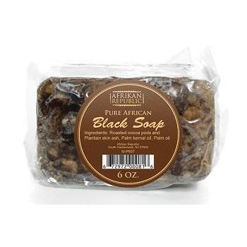Image For: Pure African Black Soap - 6 oz.