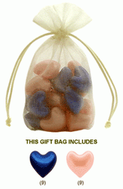 Blue and Pink Bath Beads Gift Bag